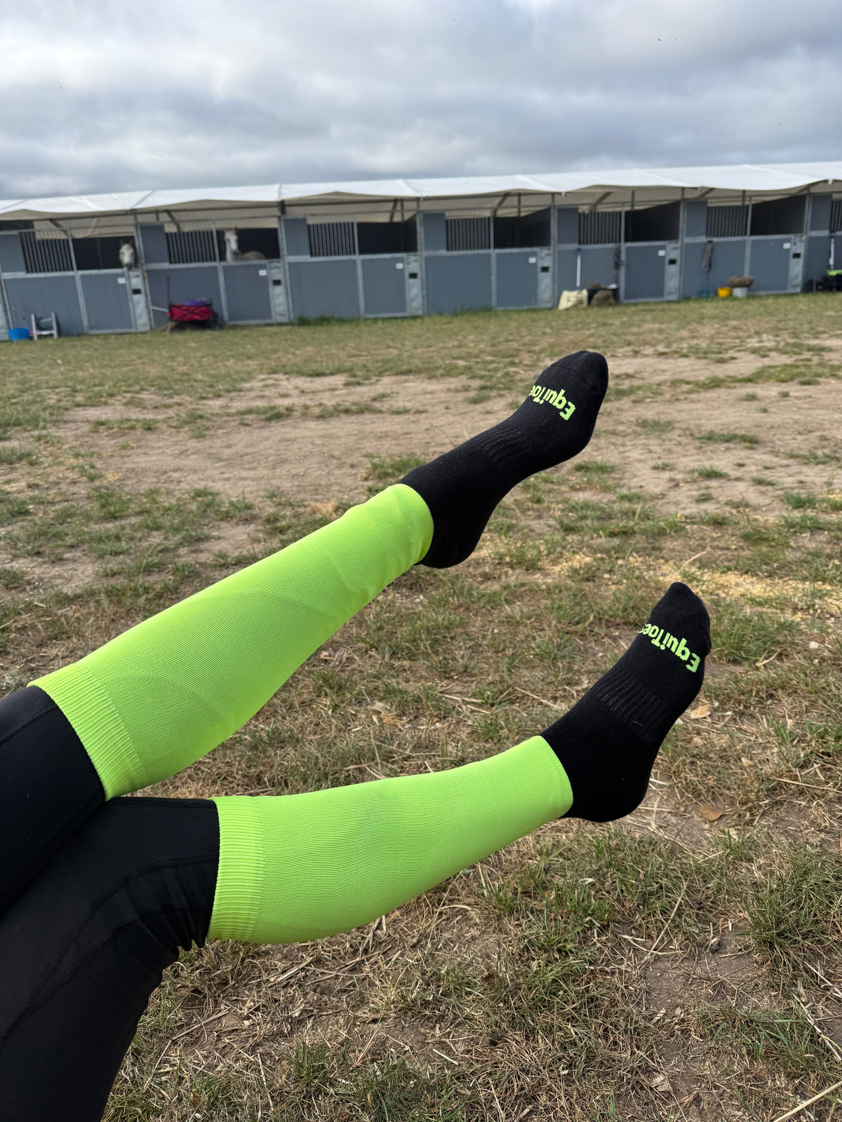 Adults Hi-Vis Riding Socks